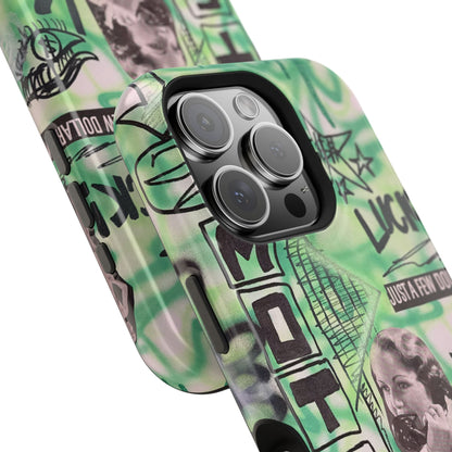 MagSafe "lust over luck" airbrush iPhone case