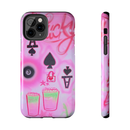 "lucky ace" airbrush iPhone case