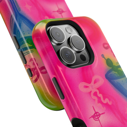 MagSafe „Bow Martini“ Airbrush-iPhone-Hülle