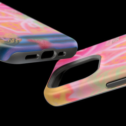 MagSafe "santa monica strawberry" airbrush iPhone case