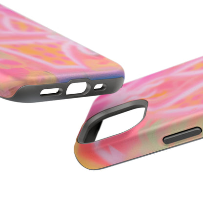 MagSafe "yellow polka dot bikini" airbrush iPhone case