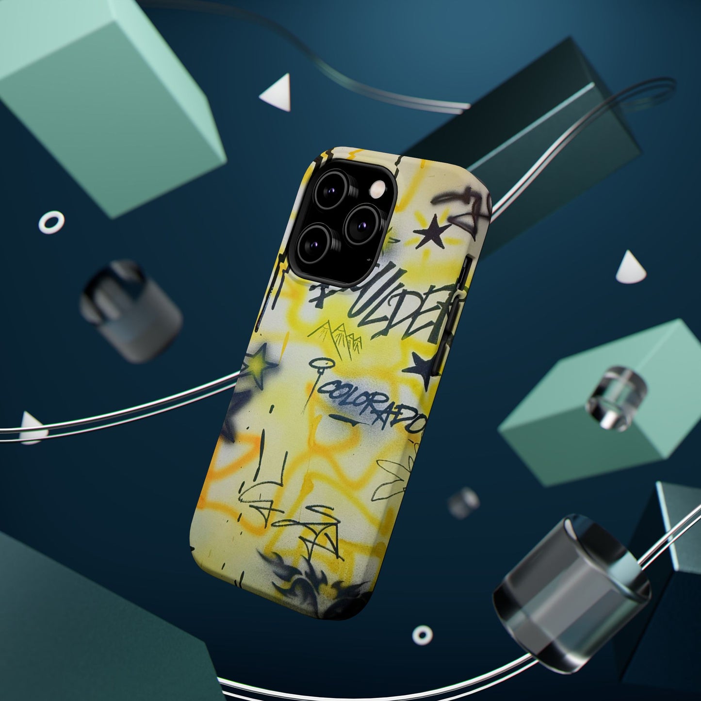 MagSafe "boulder" airbrush iPhone case