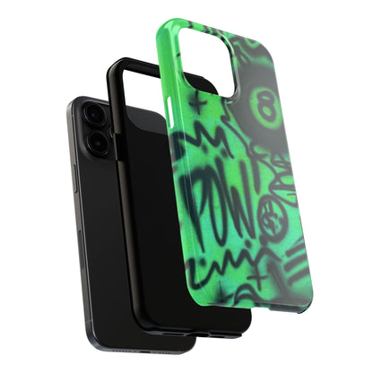 "POW! "airbrush iPhone case
