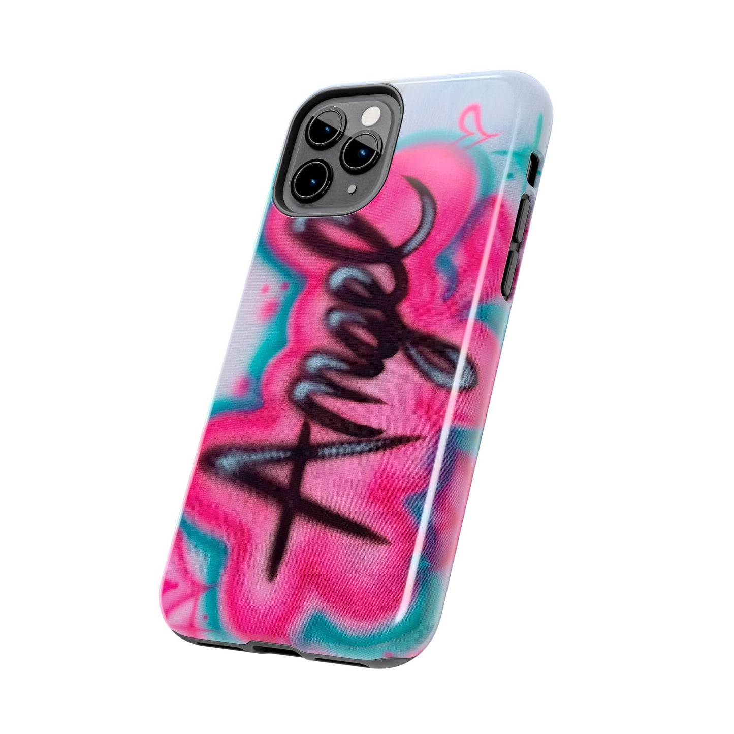 "angel" airbrush iPhone case