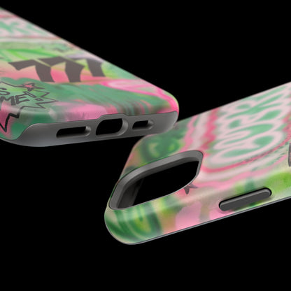 MagSafe "so lucky" airbrush iPhone case