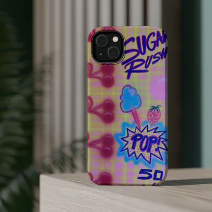 MagSafe "sugar rush" airbrush iPhone case
