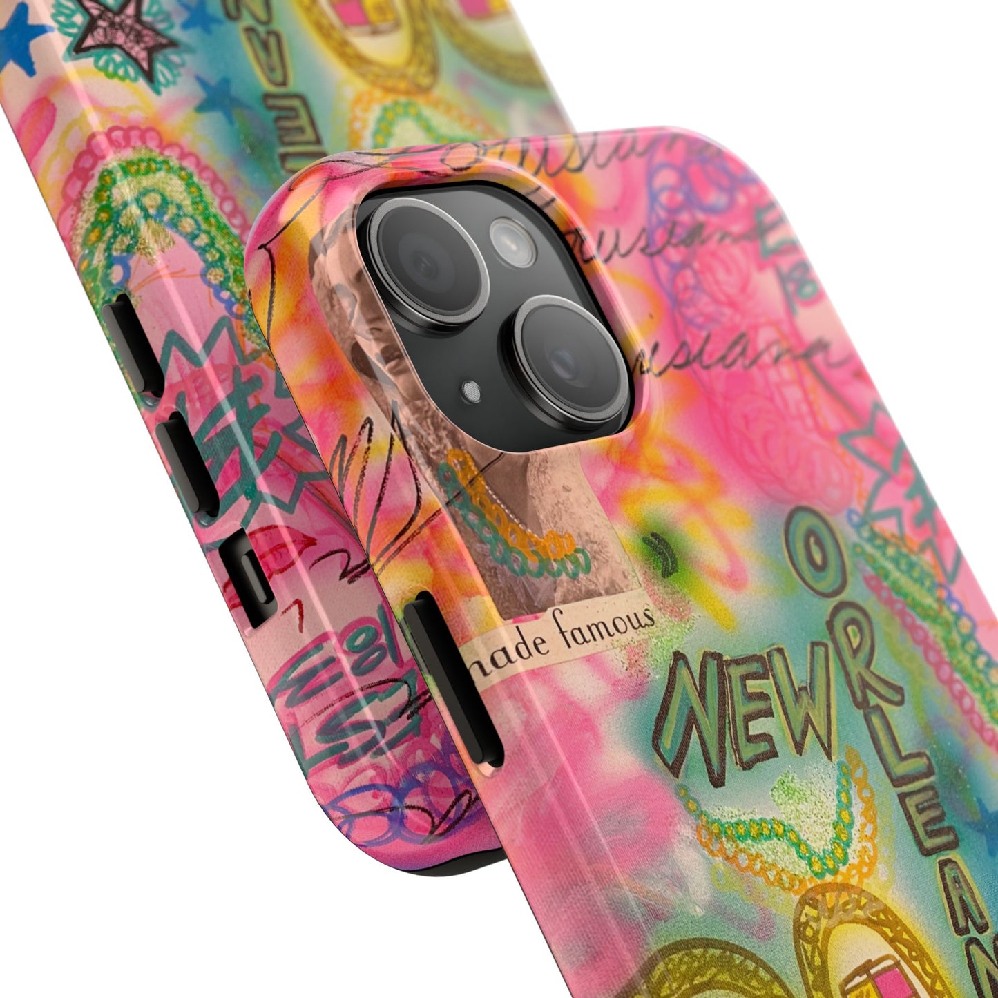 "new orleans, la" airbrush iPhone case