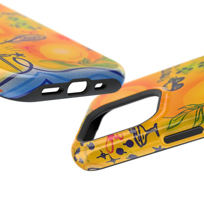 MagSafe Airbrush iPhone Hülle „citrus coastline“