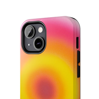 "pink lemonade aura" airbrush iPhone case