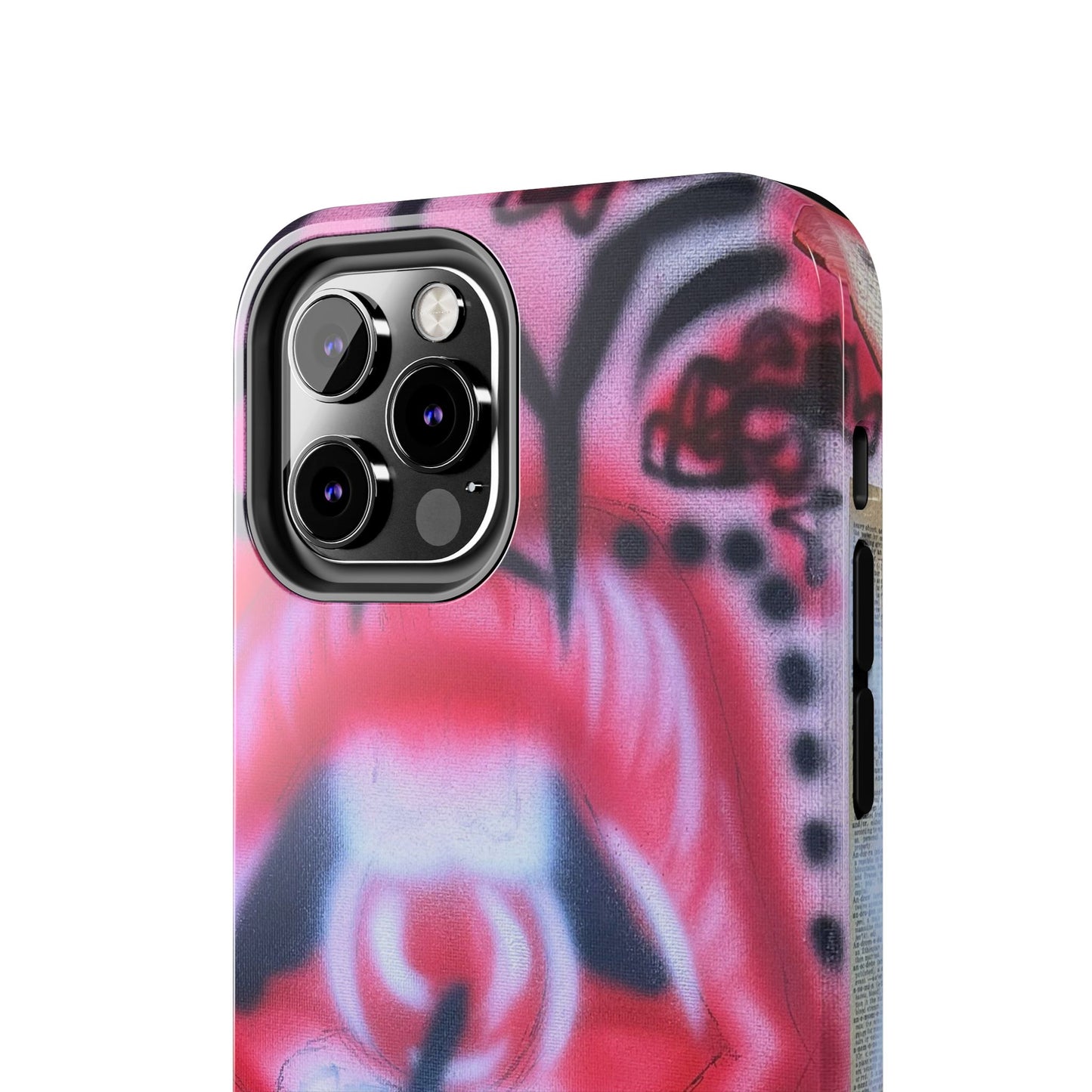 "be happy go lucky" airbrush iPhone case