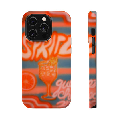 MagSafe "aperol spritz pt. 2" airbrush iPhone case
