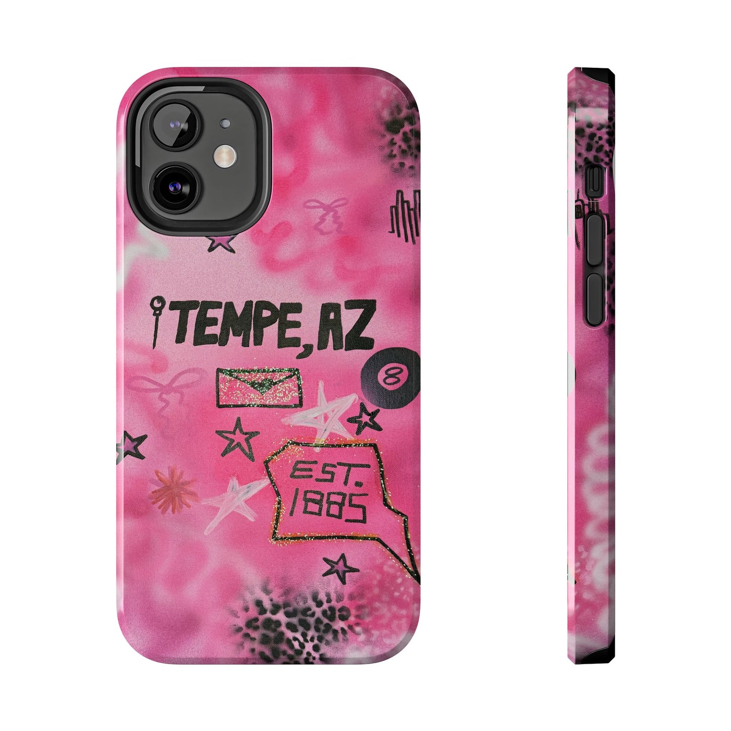 "tempe, az pt. 2" airbrush iPhone case
