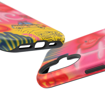 MagSafe „In der Stadt“ Airbrush iPhone-Hülle