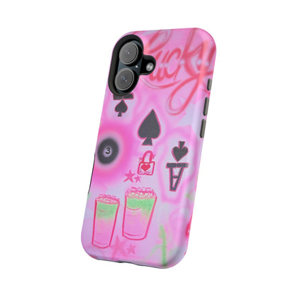 MagSafe "lucky ace" airbrush iPhone case