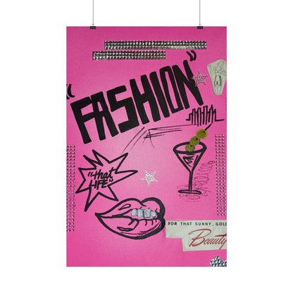 "high fashion" airbrush rolled print
