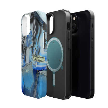 MagSafe "young lovers" airbrush iPhone case
