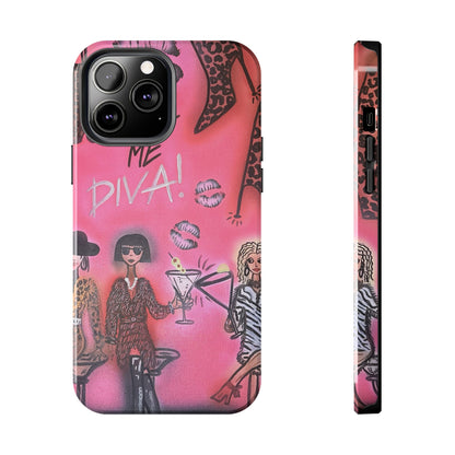 "party diva" airbrush iPhone case