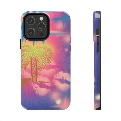 "glowy night" airbrush iPhone case