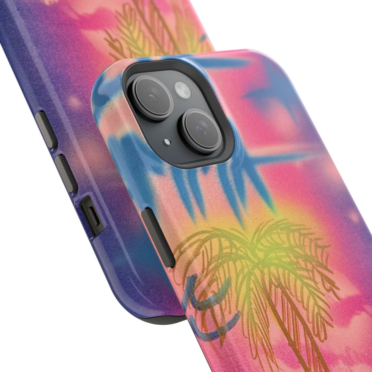 MagSafe "glowy night" airbrush iPhone case
