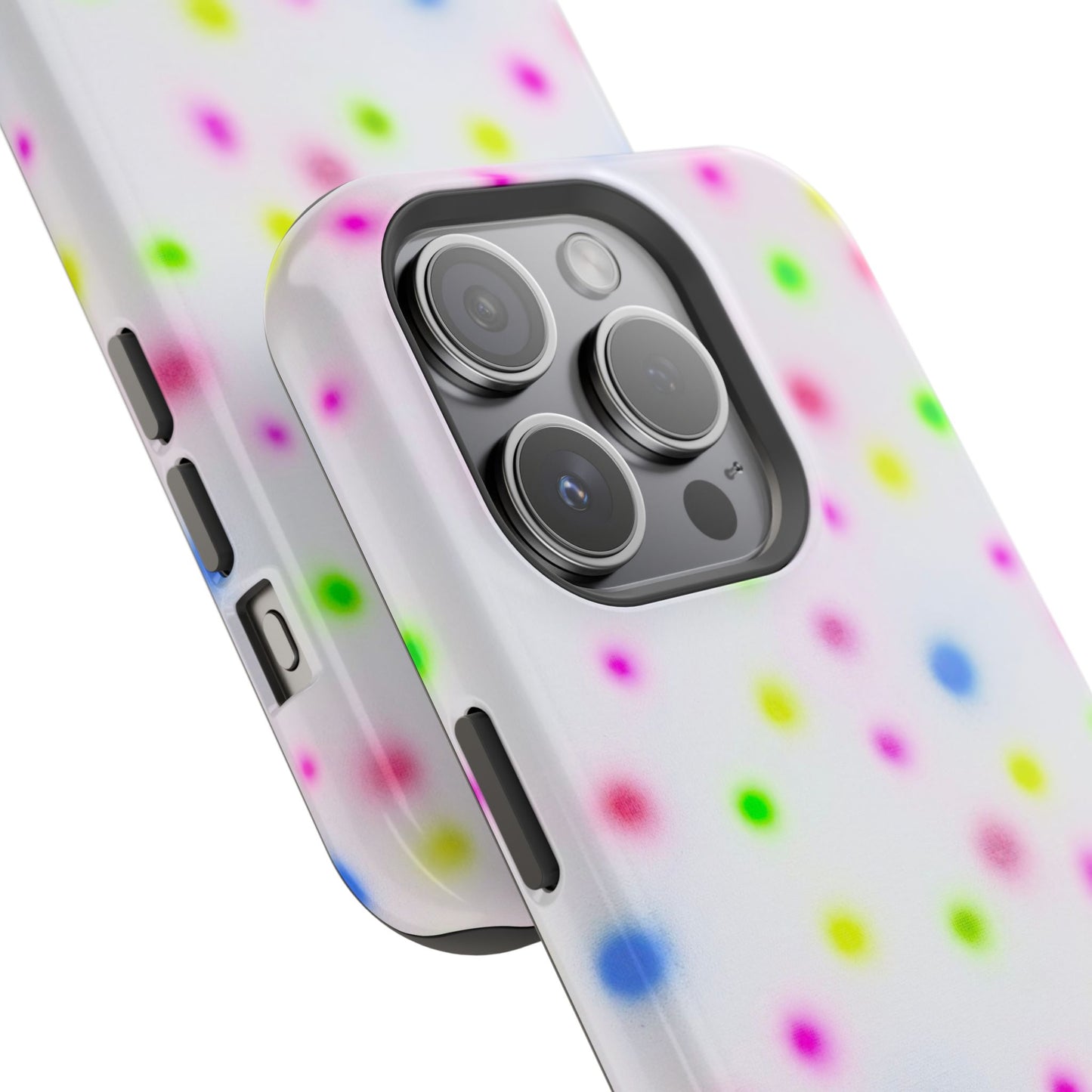 MagSafe "birthday cake polka dot" airbrush iPhone case