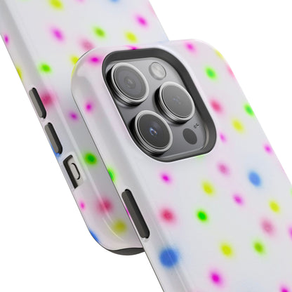 MagSafe "birthday cake polka dot" airbrush iPhone case