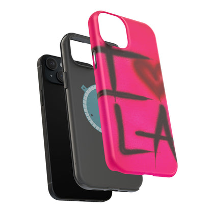 MagSafe „I ❤️ LA“ Airbrush iPhone-Hülle