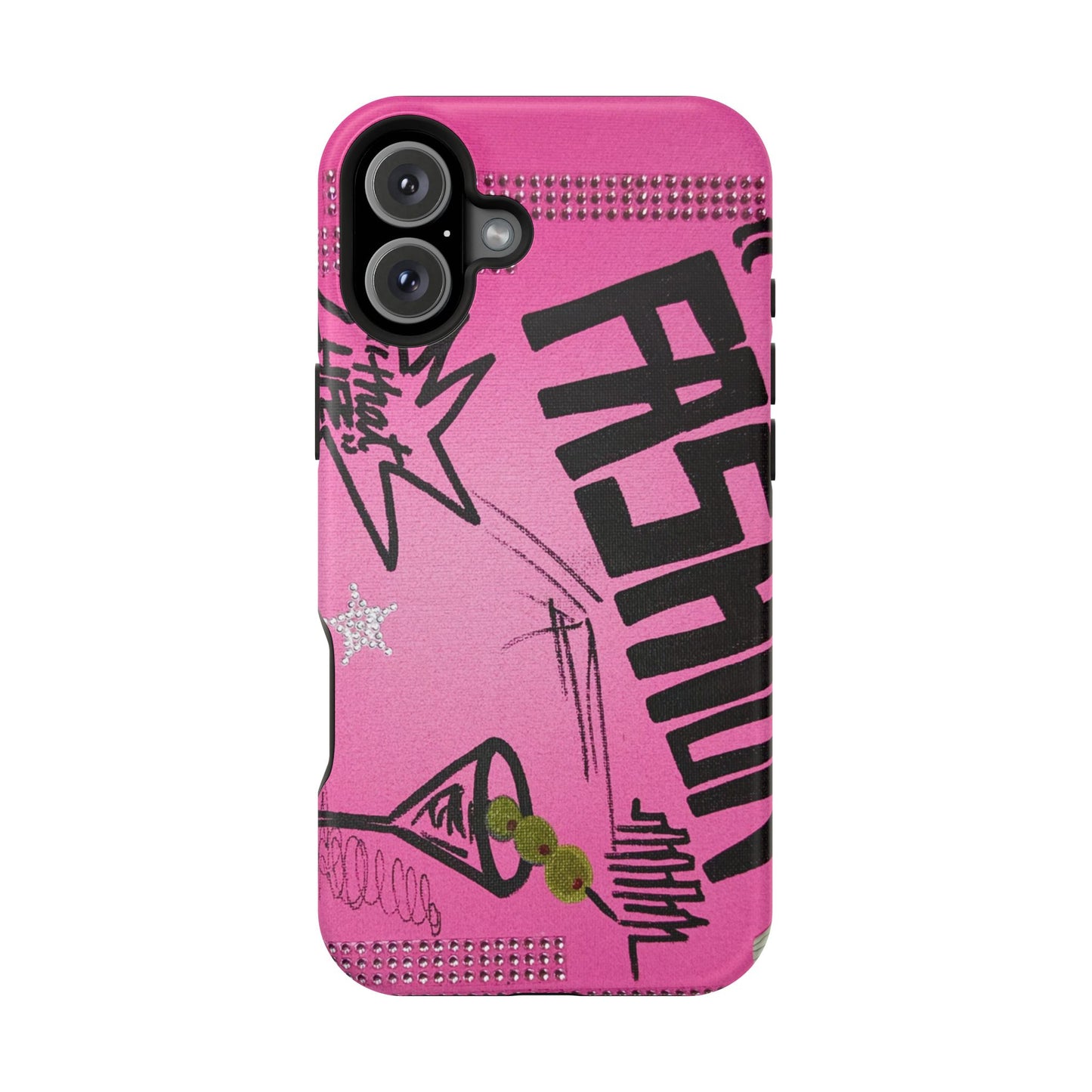 MagSafe "high fashion pt. 2" airbrush iPhone case