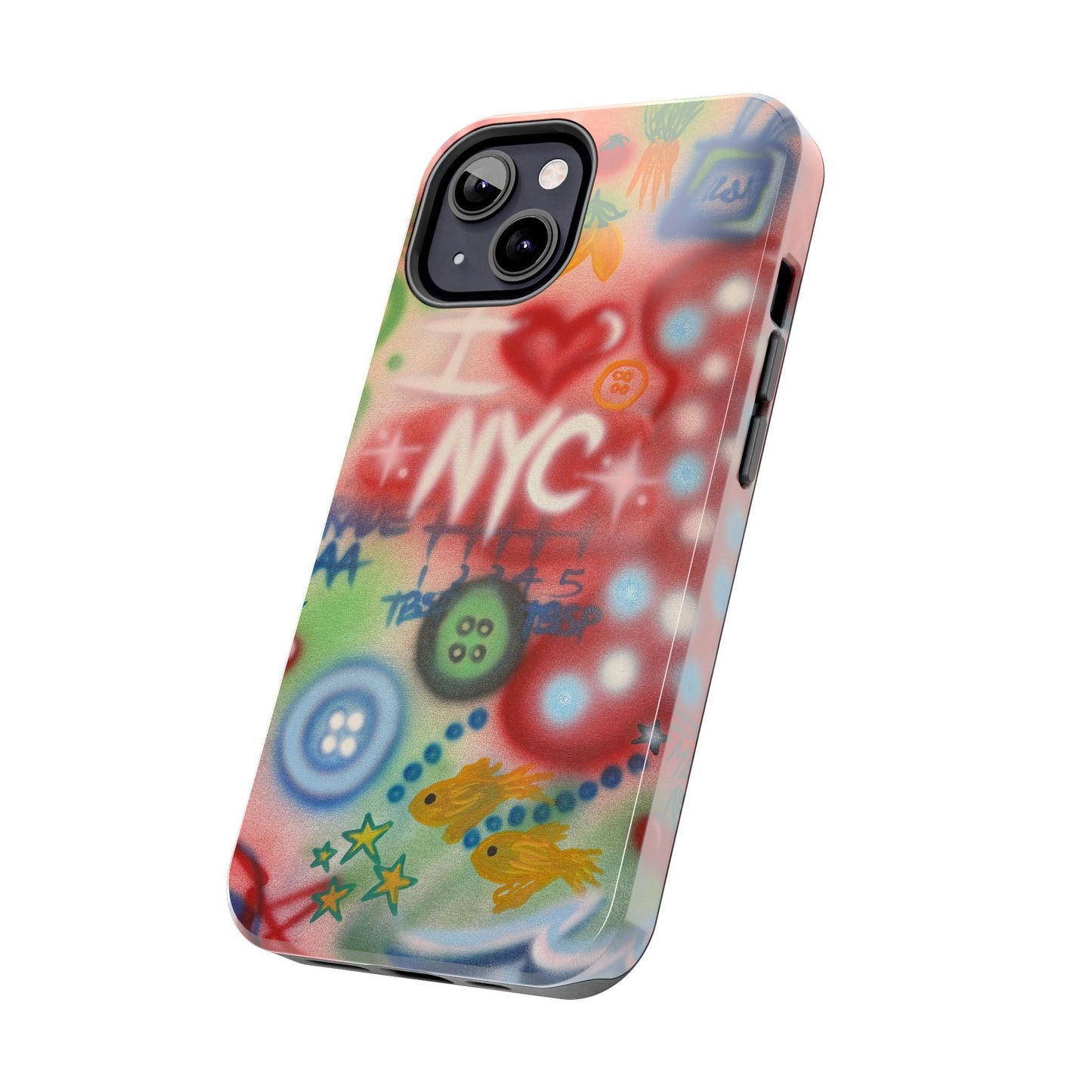 "i <3 NYC" airbrush iPhone case
