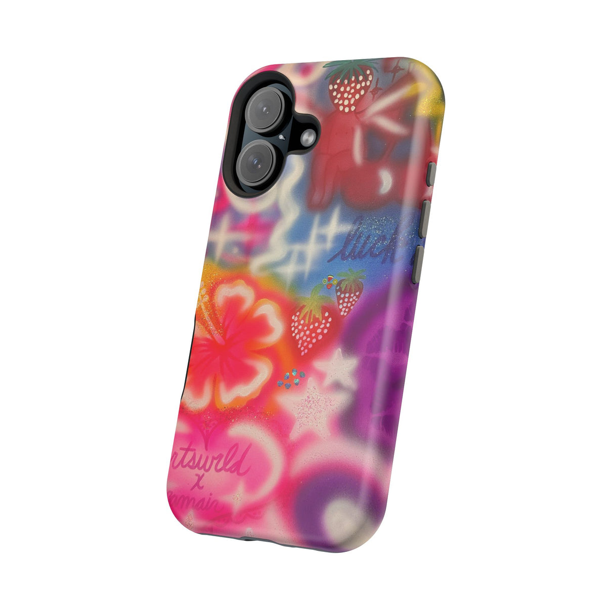 MagSafe „luck & luv“ Airbrush iPhone-Hülle