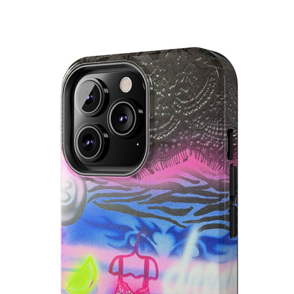 "dream life pt. 2" airbrush iPhone case
