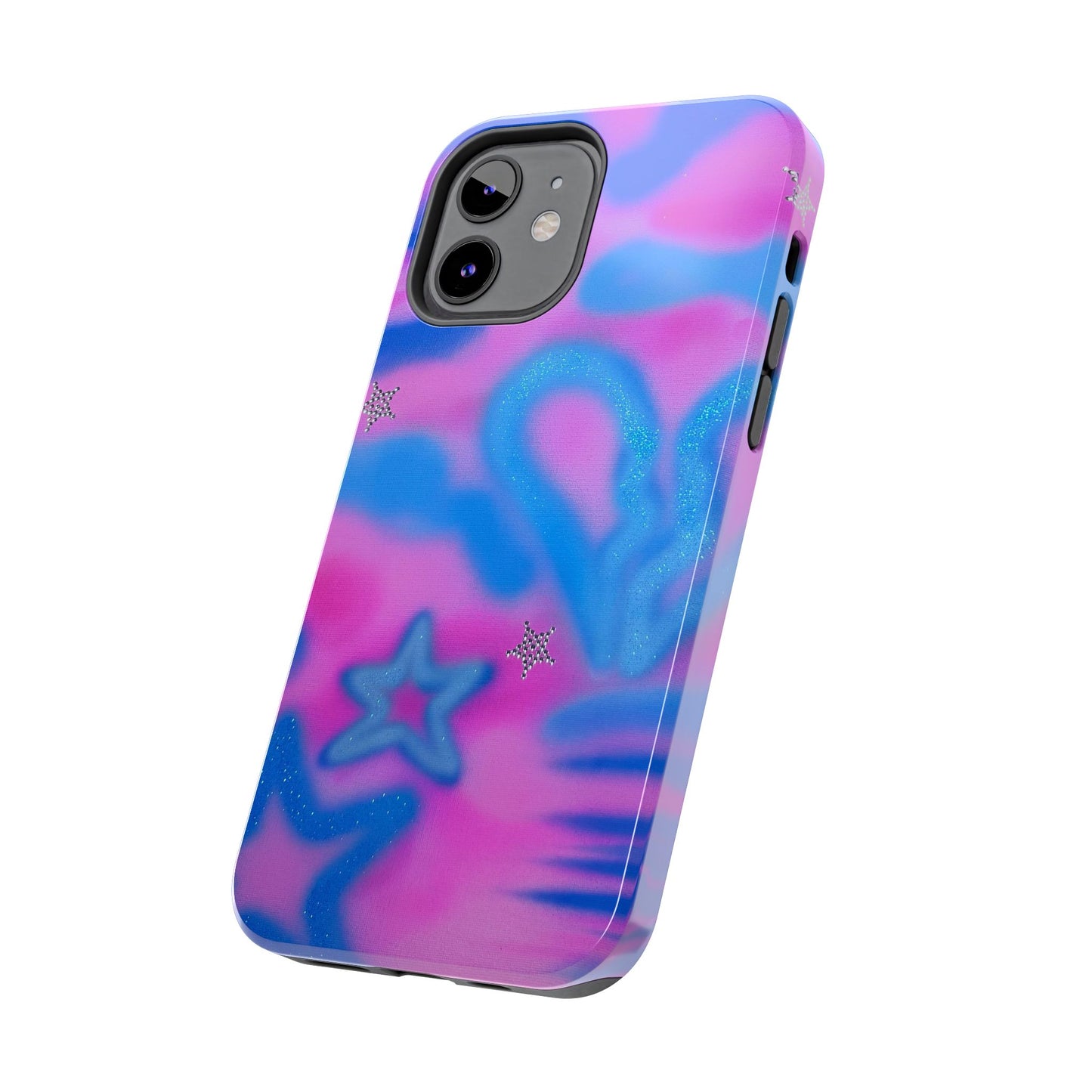 "blue camo" airbrush iPhone case
