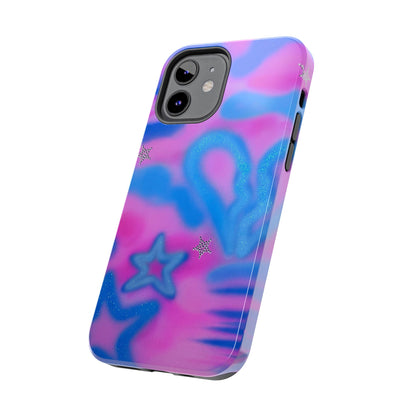 "blue camo" airbrush iPhone case