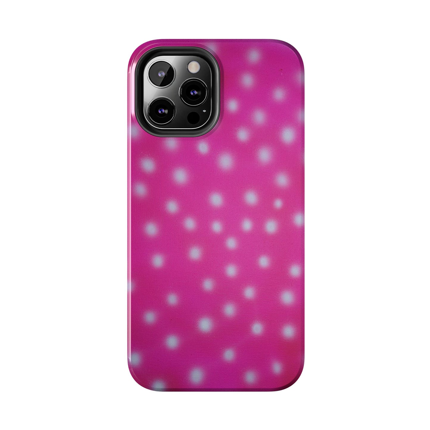 "bubblegum polka dot" airbrush iPhone case