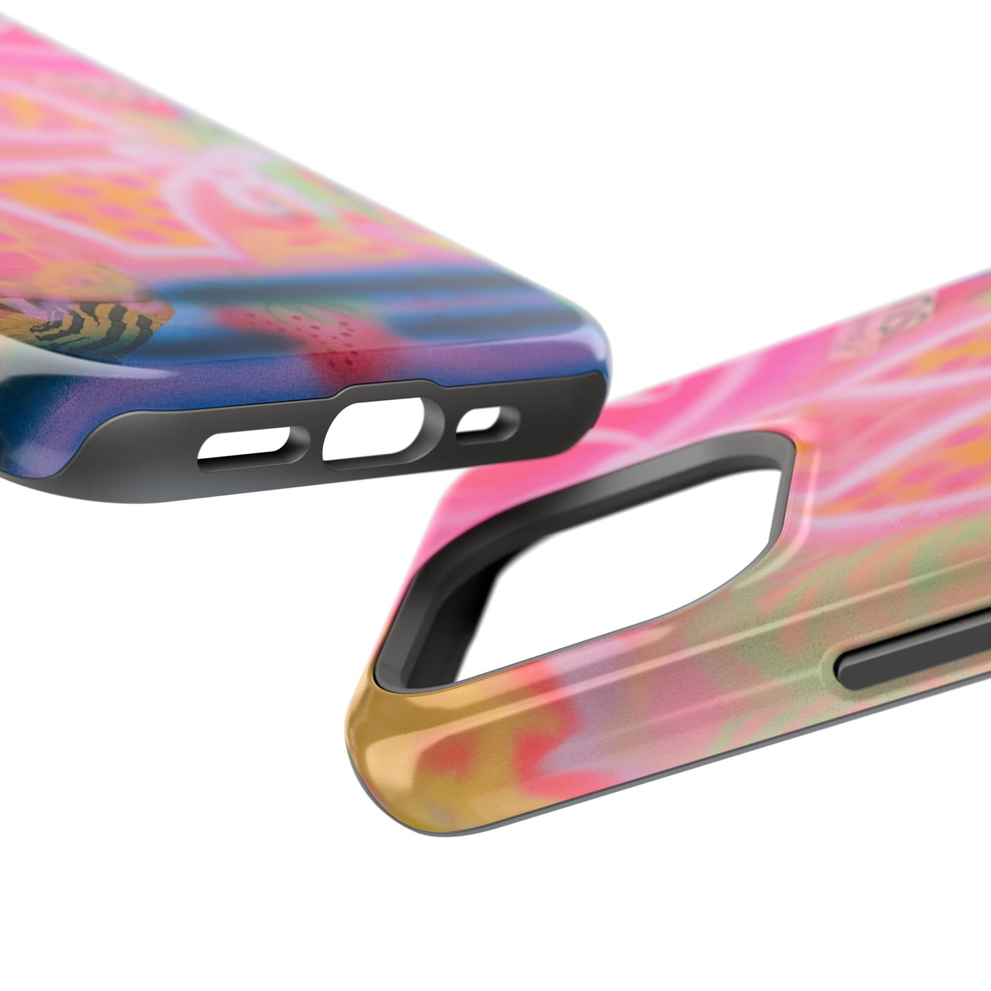 MagSafe "santa monica strawberry" airbrush iPhone case