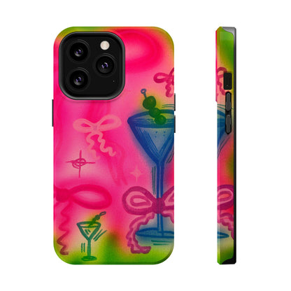MagSafe „Bow Martini“ Airbrush-iPhone-Hülle