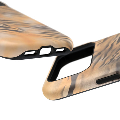 MagSafe "neutral tiger" airbrush iPhone case