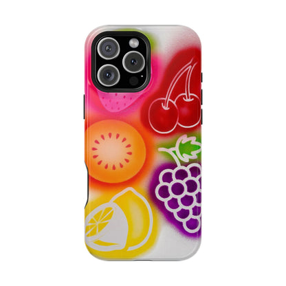 MagSafe "Beeren-süß" Airbrush iPhone-Hülle