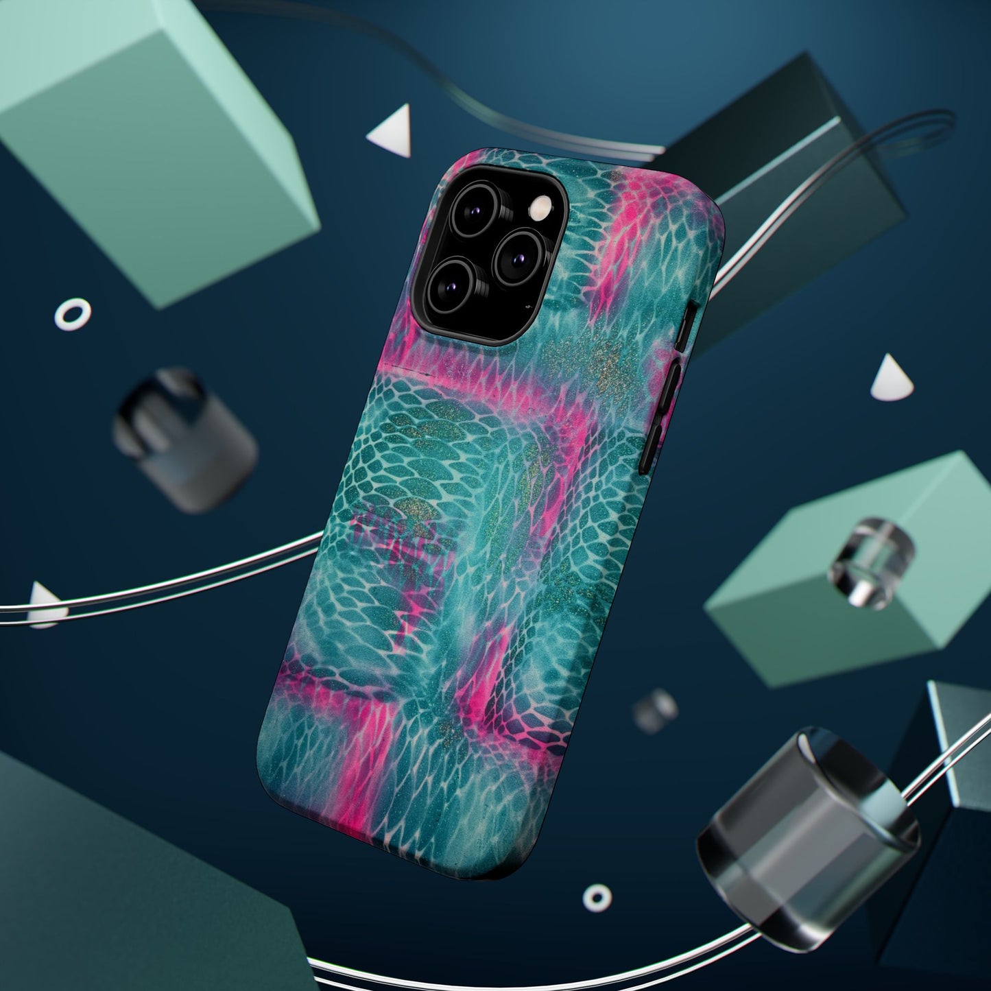MagSafe "snakeskin" airbrush iPhone case