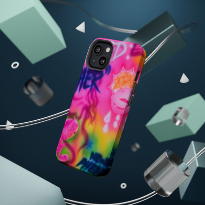 MagSafe "wanted" airbrush iPhone case