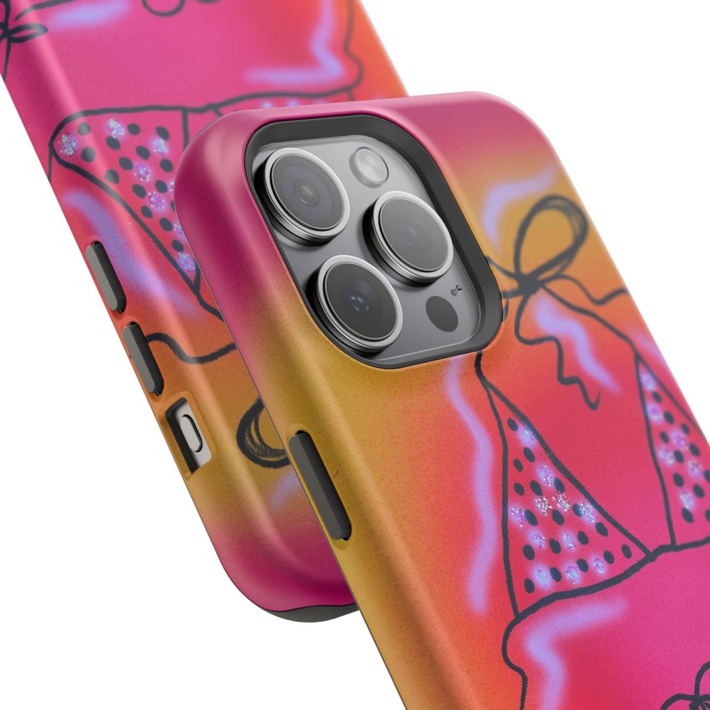 MagSafe "glitter bikini" airbrush iPhone case
