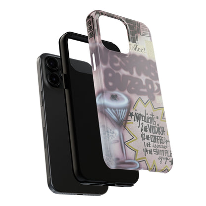 "espresso martini" airbrush iPhone case