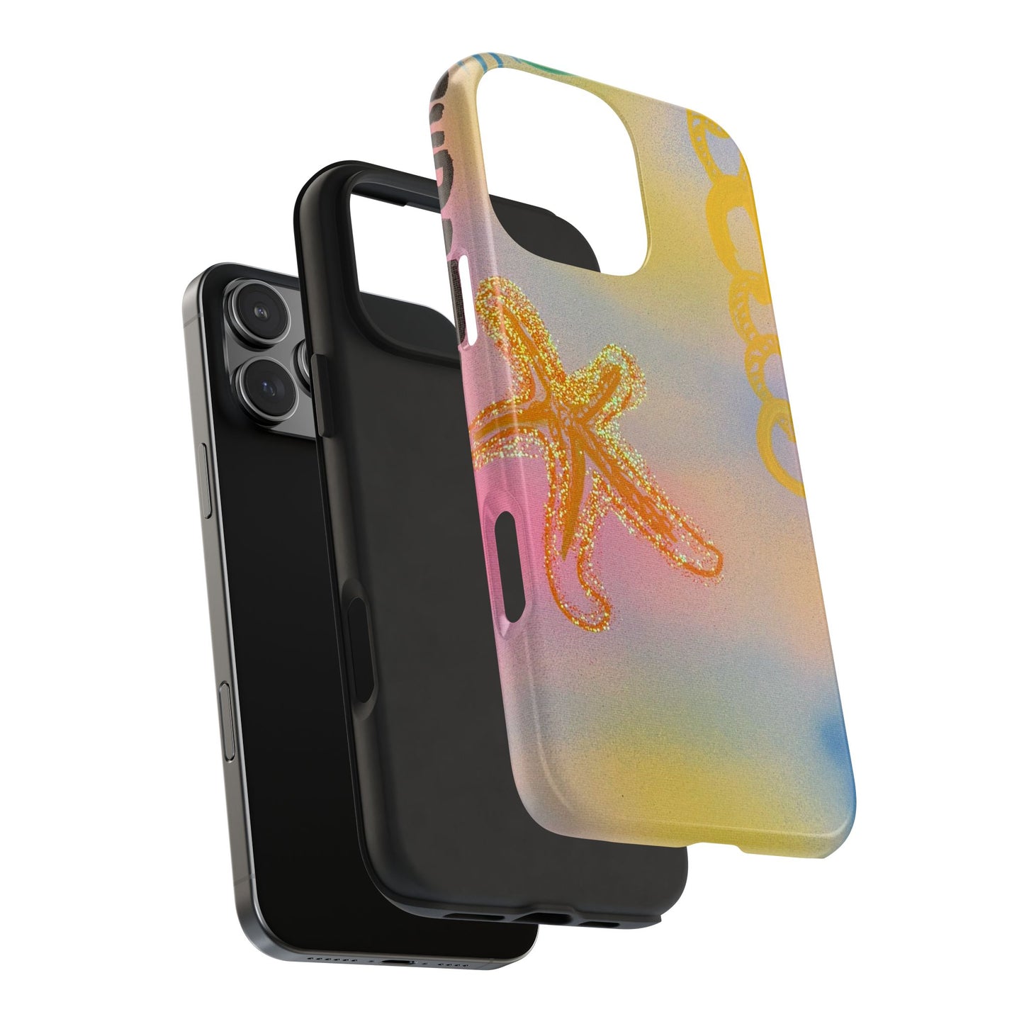 "sweet starfish" airbrush iPhone case