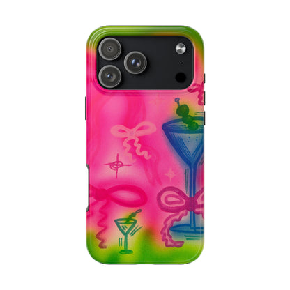 "bow martini" airbrush iPhone case