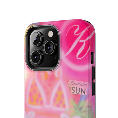 "santa monica strawberry" airbrush iPhone case