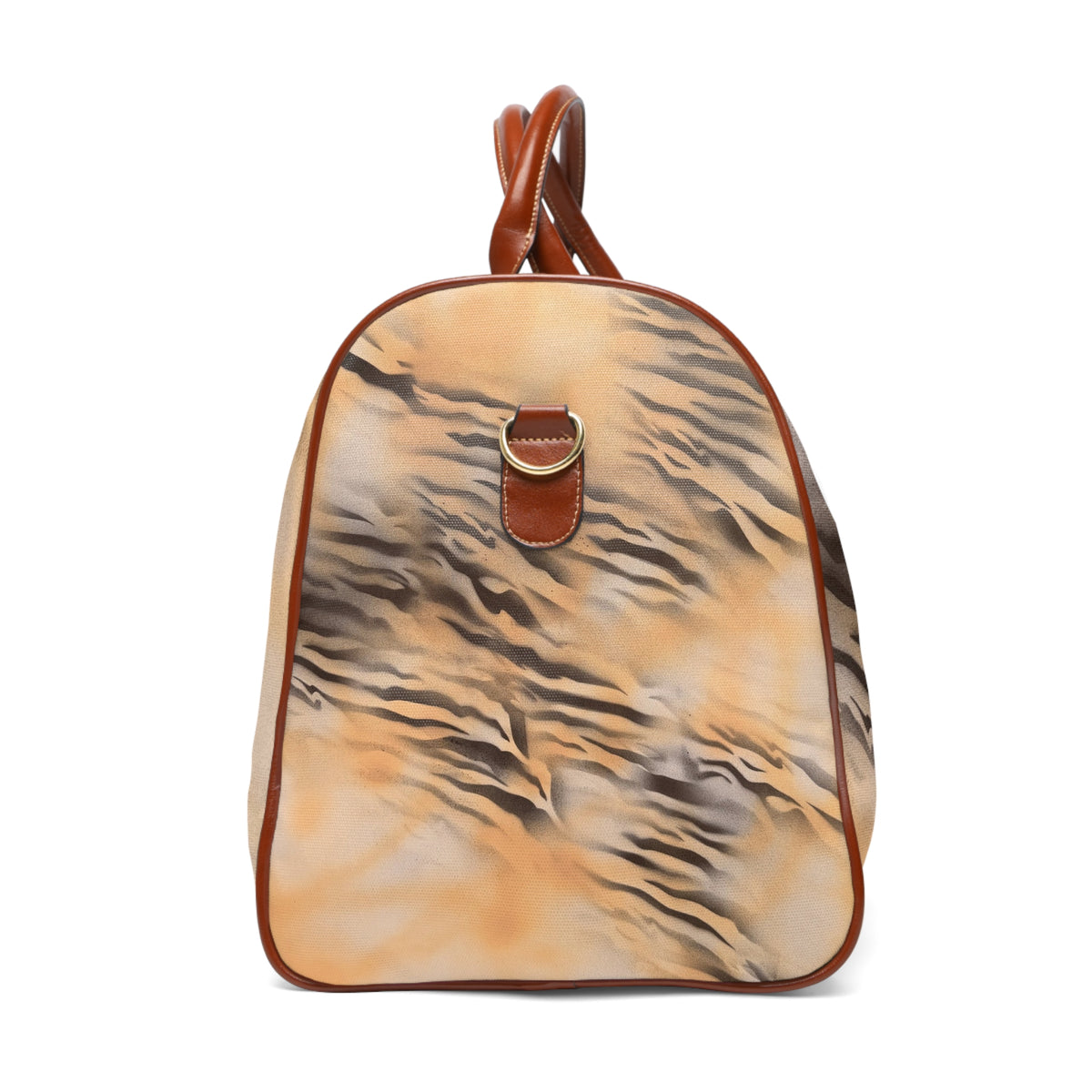 "neutral tiger" airbrush waterproof travel bag