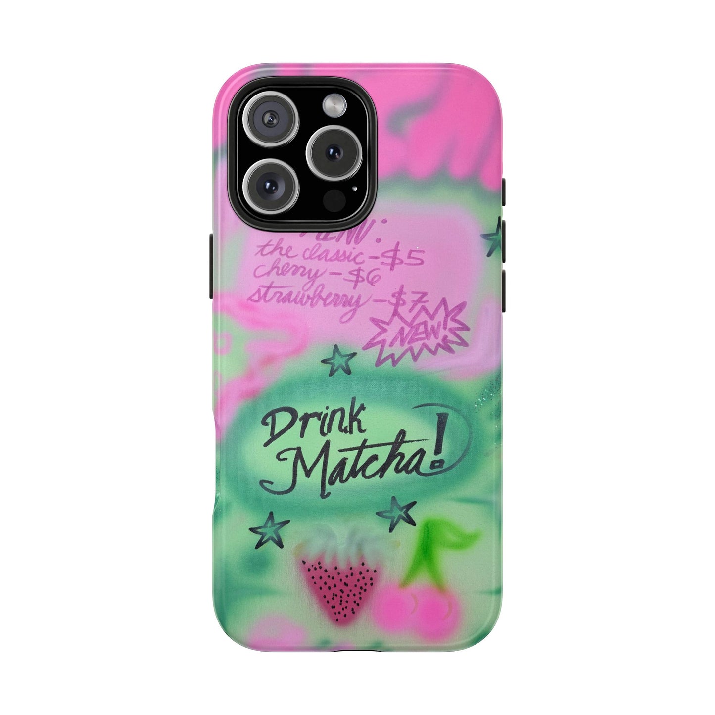 "matcha!" airbrush iPhone case