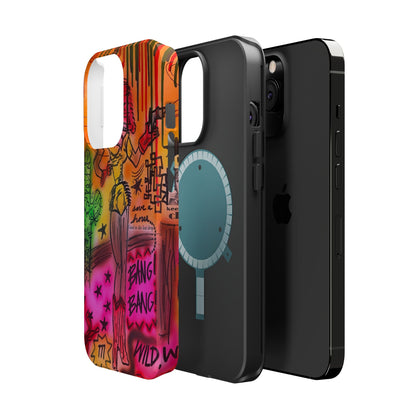 MagSafe "wild, wild west" airbrush iPhone case