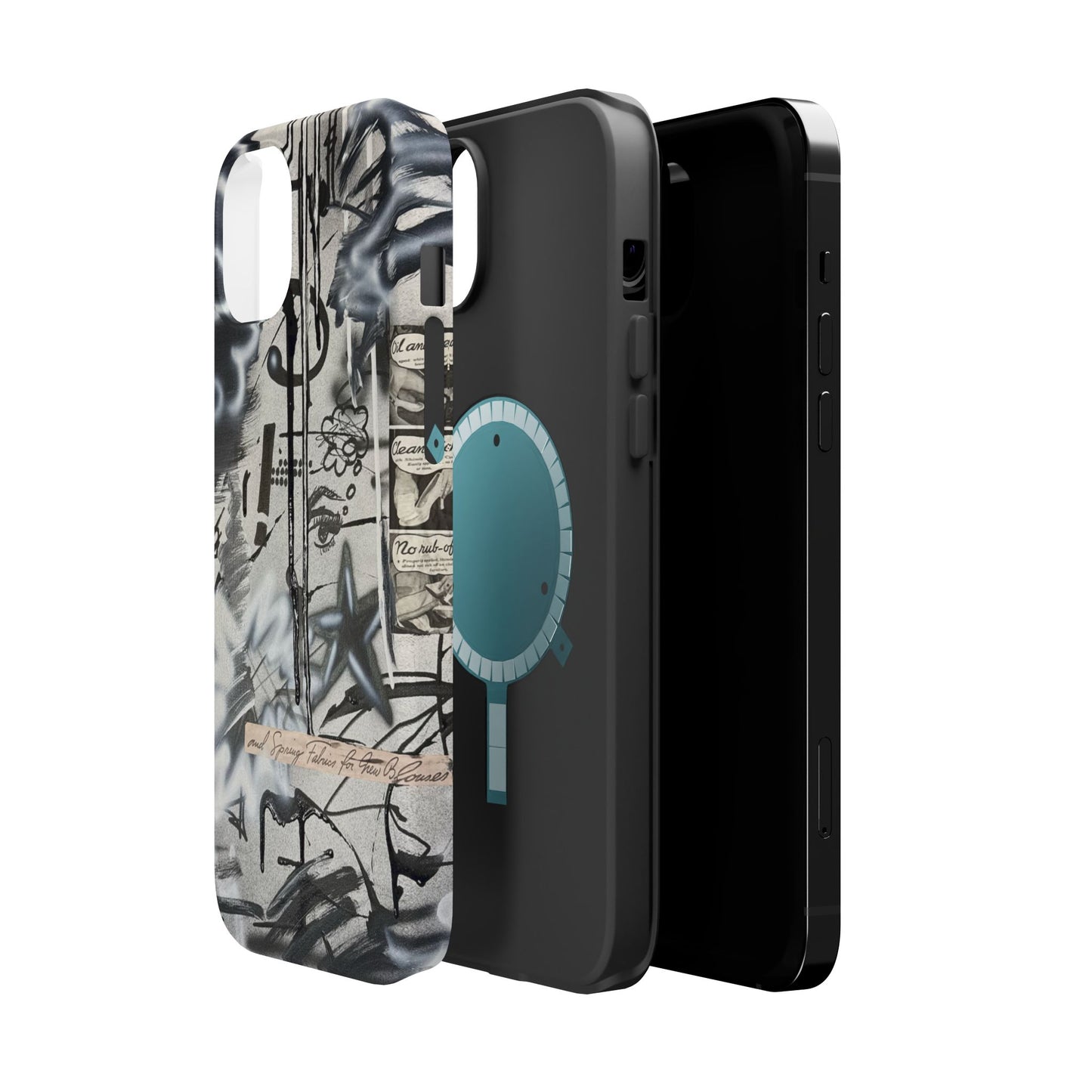 MagSafe "monochrome mood" airbrush iPhone case