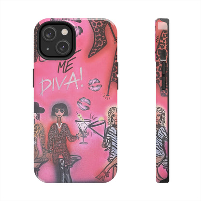 "party diva" airbrush iPhone case
