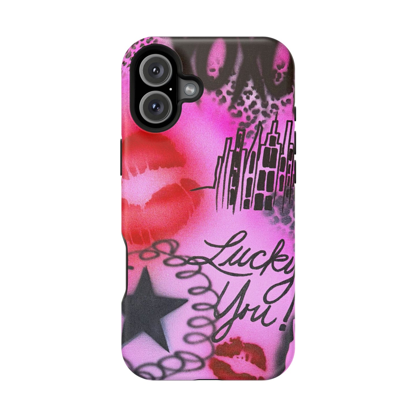 MagSafe "ulterior motive" airbrush iPhone case